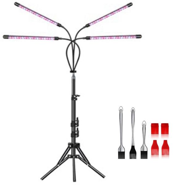 1 set stainless steel barbecue silicone brush with brush heads & 1 set growth light with bracket, plant light us plug
1 set stainless steel barbecue silicone brush with brush heads & 1 set growth light with bracket, plant light us plug