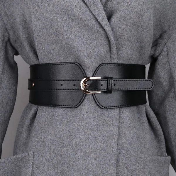 belts luxury ladies wide belt elastic vintage buckle leather fashion wild pin women's waist seal pu, Black;brown
belts luxury ladies wide belt elastic vintage buckle leather fashion wild pin women's waist seal pu, Black;brown