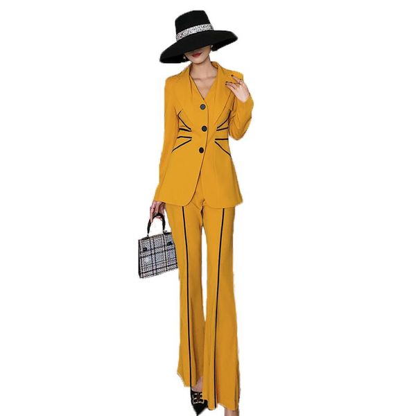 women's two piece pants 2pcs tweed dress suit set women lady office elegant work wear slim blazer flared, White
women's two piece pants 2pcs tweed dress suit set women lady office elegant work wear slim blazer flared, White