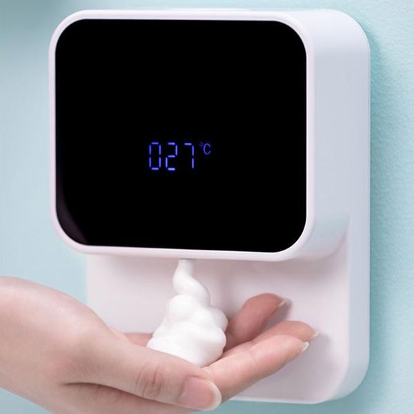 wall mounted automatic induction foam soap dispenser led temperature meter household smart infrared sensor hand washing machine liquid
wall mounted automatic induction foam soap dispenser led temperature meter household smart infrared sensor hand washing machine liquid