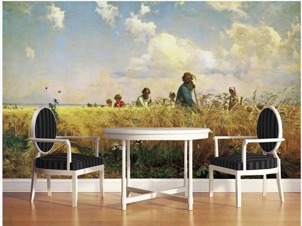 wallpapers custom mural 3d wallpaper european-style character oil painting farmers working in the wheat field for living room
wallpapers custom mural 3d wallpaper european-style character oil painting farmers working in the wheat field for living room