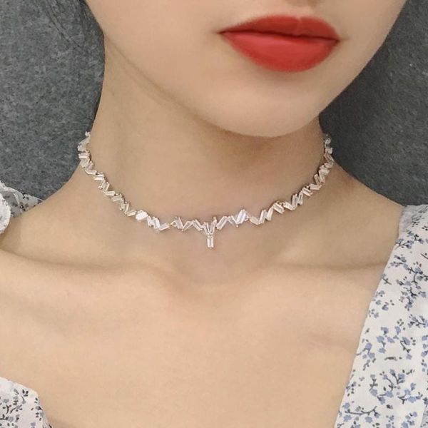 chokers fashion adjustable sparkling cubic zirconia choker necklace for women gift 2021 ins trendy female necklaces jewelry, Golden;silver
chokers fashion adjustable sparkling cubic zirconia choker necklace for women gift 2021 ins trendy female necklaces jewelry, Golden;silver