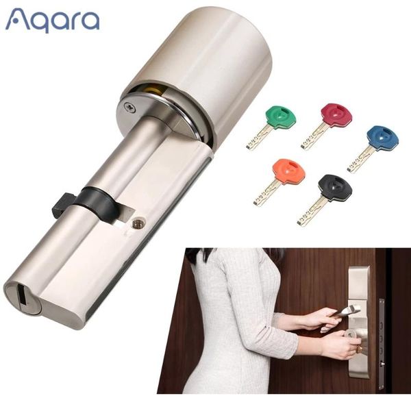 smart home control aqara original practical anti-theft security door lock core with key mechanical structure encryption chip
smart home control aqara original practical anti-theft security door lock core with key mechanical structure encryption chip