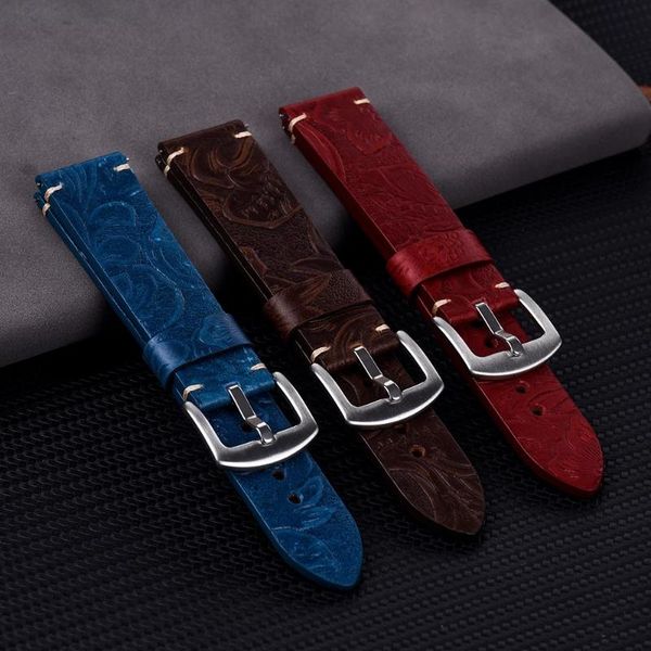 watch bands carved genuine leather watchbands 5 colors belt 20mm 22mm women men cowhide band strap accessories, Black;brown
watch bands carved genuine leather watchbands 5 colors belt 20mm 22mm women men cowhide band strap accessories, Black;brown
