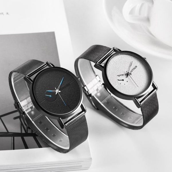 wristwatches fashion men`s watch stainless steel mesh band quartz casual business for men wristwatch relogio masculino 2021, Slivery;brown
wristwatches fashion men`s watch stainless steel mesh band quartz casual business for men wristwatch relogio masculino 2021, Slivery;brown