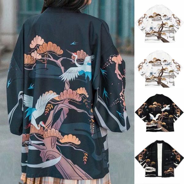 men's casual shirts japanese kimono cardigan long sleeve loose printed yukata summer beachwear streetwear jacket cosplay shirt, White;black
men's casual shirts japanese kimono cardigan long sleeve loose printed yukata summer beachwear streetwear jacket cosplay shirt, White;black