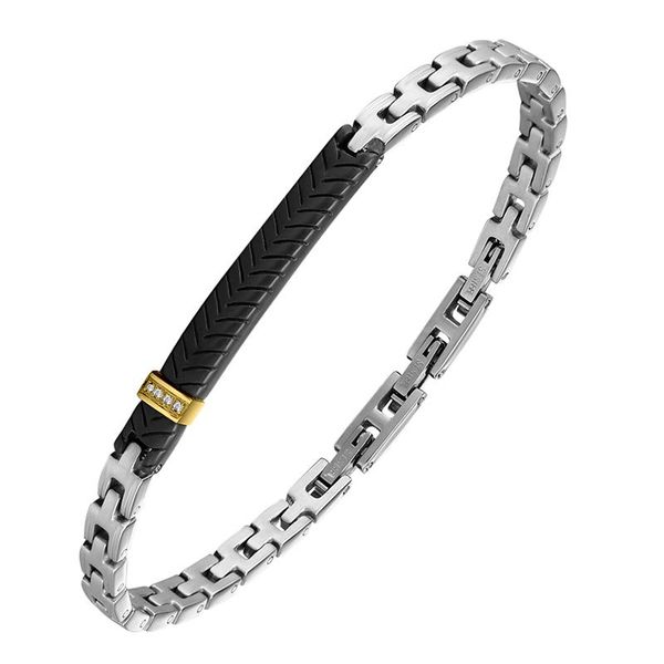 moocare black curved brand and gold, brown gold combination thin stainless steel bracelet link, chain
moocare black curved brand and gold, brown gold combination thin stainless steel bracelet link, chain