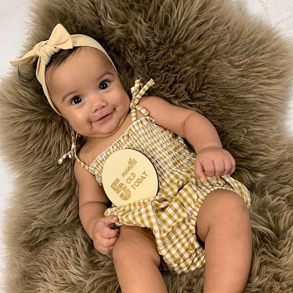 jumpsuits toddler baby plaid printing two-pieces set infant girl's square collar sleeveless bodysuit + headband, Blue
jumpsuits toddler baby plaid printing two-pieces set infant girl's square collar sleeveless bodysuit + headband, Blue