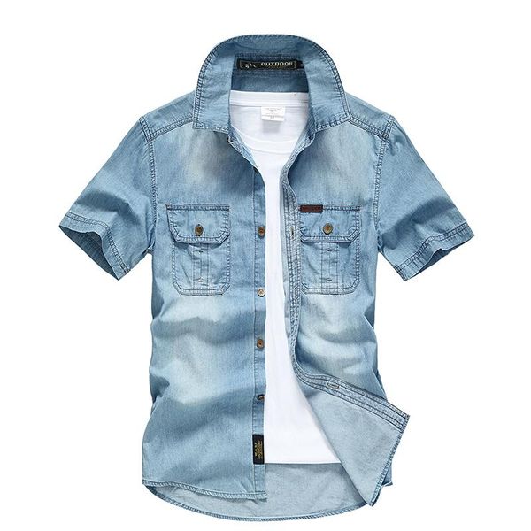 men's casual shirts 100% cotton denim men 2021 brand summer streetwear fashion slim short sleeve high quality, White;black
men's casual shirts 100% cotton denim men 2021 brand summer streetwear fashion slim short sleeve high quality, White;black