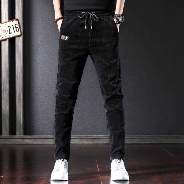 men's jeans korean style fashion men slim fit elastic casual business corduroy trousers ly designer winter velvet warm pencil pant, Blue
men's jeans korean style fashion men slim fit elastic casual business corduroy trousers ly designer winter velvet warm pencil pant, Blue