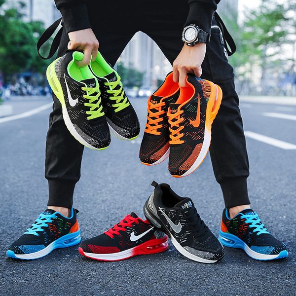 men's 2021 spring and summer breathable running men's sports leisure trend air cushion sho, Black
men's 2021 spring and summer breathable running men's sports leisure trend air cushion sho, Black