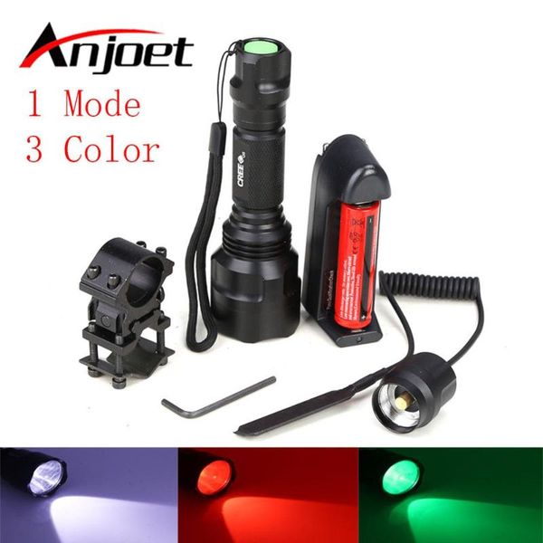 set tactical white/green/red cree t6 led torch+battery+charger+pressure switch mount hunting rifle gun light lamp flashlights tor torches
set tactical white/green/red cree t6 led torch+battery+charger+pressure switch mount hunting rifle gun light lamp flashlights tor torches
