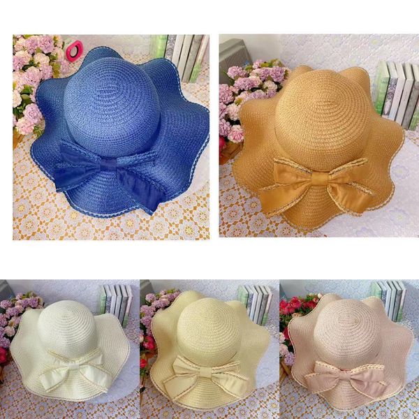 woven straw 2021 new bow shading bucket fisherman hat women's summer breathable sun basin hat, Blue;gray
woven straw 2021 new bow shading bucket fisherman hat women's summer breathable sun basin hat, Blue;gray