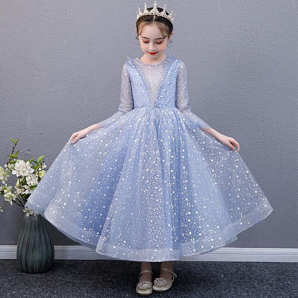 girl's dresses flower girl dress illusion three quarter o-neck sequined luxury blue princess floor-length tulle lace lovely kid party g, Red;yellow
girl's dresses flower girl dress illusion three quarter o-neck sequined luxury blue princess floor-length tulle lace lovely kid party g, Red;yellow