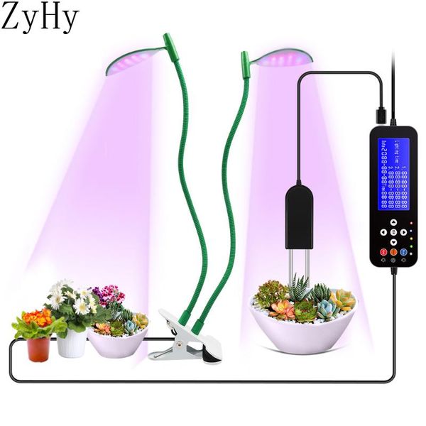 grow lights zyhy double leaf clip led plant light full spectrum usb timing cycle dimming real-time detection of soil moisture
grow lights zyhy double leaf clip led plant light full spectrum usb timing cycle dimming real-time detection of soil moisture