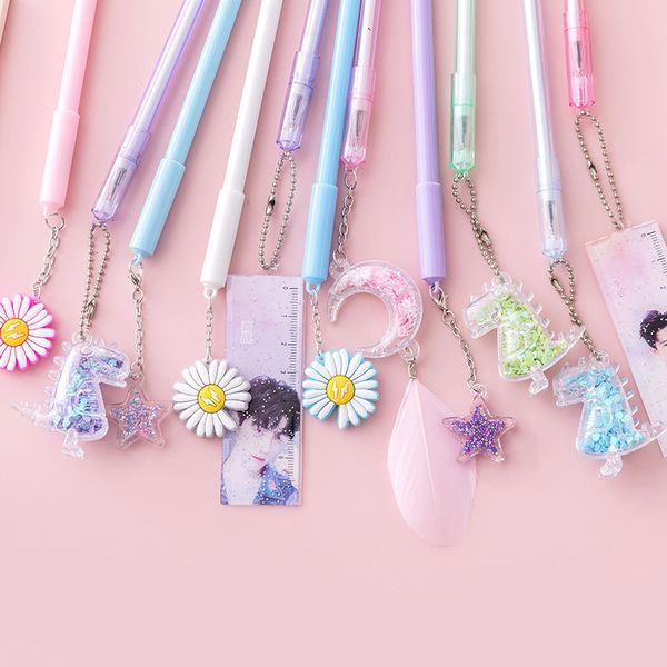 pens cartoon style neutral cute super cute creative girl heart high value stationery black water signature t
pens cartoon style neutral cute super cute creative girl heart high value stationery black water signature t