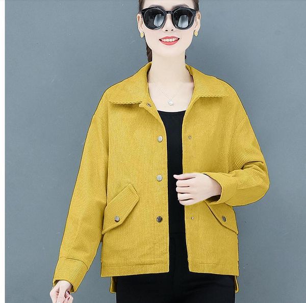 women's jackets spring and autumn winter with new style fashion women long sleeve corduroy jacket coat, Black;brown
women's jackets spring and autumn winter with new style fashion women long sleeve corduroy jacket coat, Black;brown
