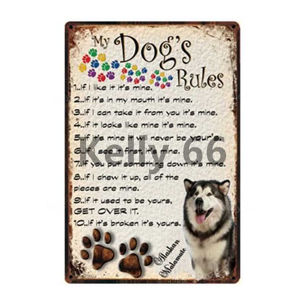warning dog rule life better with a alaskan malamute metal sign home decor bar wall art painting 20*30 cm size dg-25
warning dog rule life better with a alaskan malamute metal sign home decor bar wall art painting 20*30 cm size dg-25
