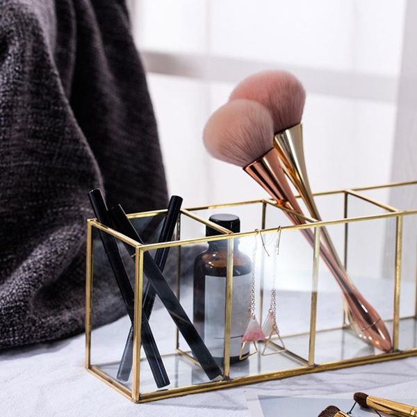 clear glass makeup box cosmetic storage brushes organizer pencil lipstick holder tools case boxes & bins
clear glass makeup box cosmetic storage brushes organizer pencil lipstick holder tools case boxes & bins