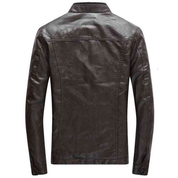 men's jackets spring autumn mens pu leather stand collar coats male motorcycle slim outerwear clothing e9gw, Black;brown
men's jackets spring autumn mens pu leather stand collar coats male motorcycle slim outerwear clothing e9gw, Black;brown