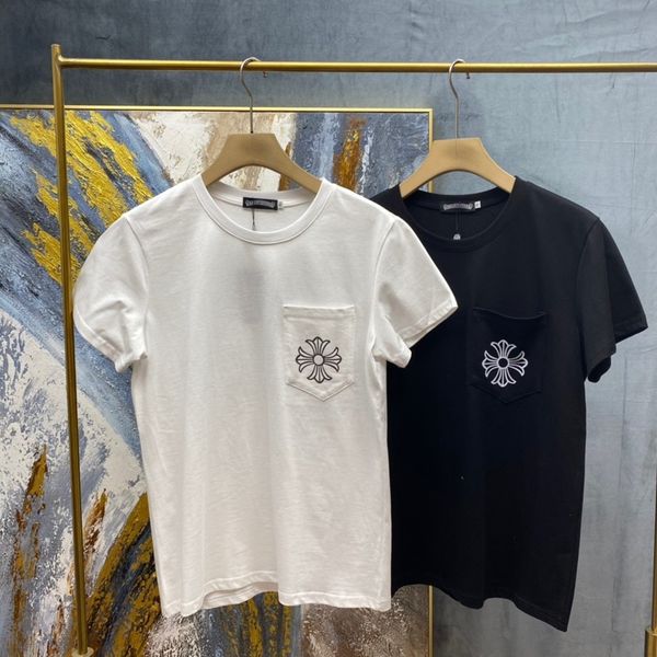 21 new fashion brand ch chest and back cross pattern short sleeve t-shirt boys' cotton lovers' wear, White;black
21 new fashion brand ch chest and back cross pattern short sleeve t-shirt boys' cotton lovers' wear, White;black