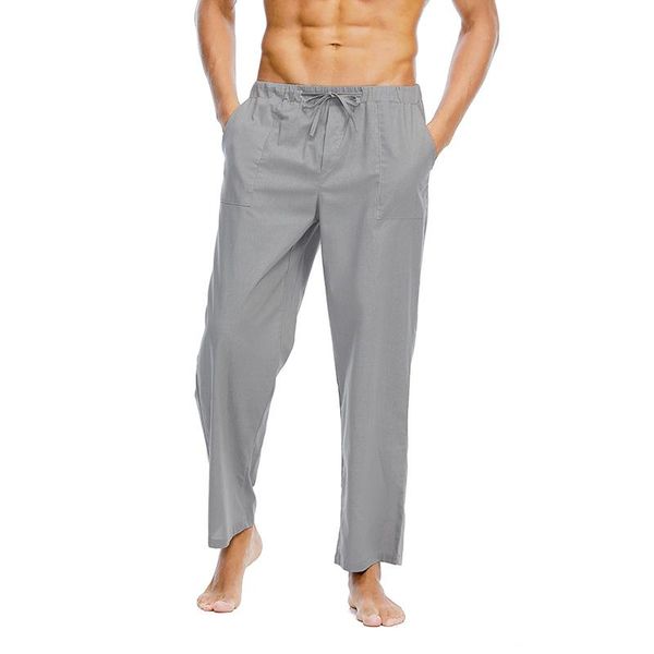 men's pants spring autumn mens simple pant casual solid mid waist cotton linen long men harajuku loose lace-up straight streetwear, Black
men's pants spring autumn mens simple pant casual solid mid waist cotton linen long men harajuku loose lace-up straight streetwear, Black