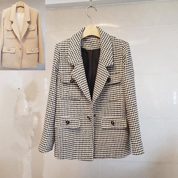 tailor shop custom made autumn and winter plaid ladies temperament small fragrance jacket women mid-length suit women's jackets, Black;brown
tailor shop custom made autumn and winter plaid ladies temperament small fragrance jacket women mid-length suit women's jackets, Black;brown