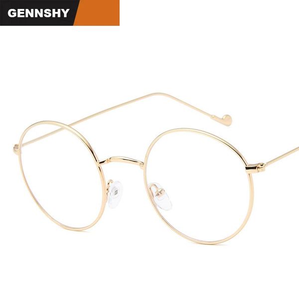 est retro optical frame women men korean style round metal lady man thin light student reading eyeglasses fashion sunglasses frames, Black
est retro optical frame women men korean style round metal lady man thin light student reading eyeglasses fashion sunglasses frames, Black