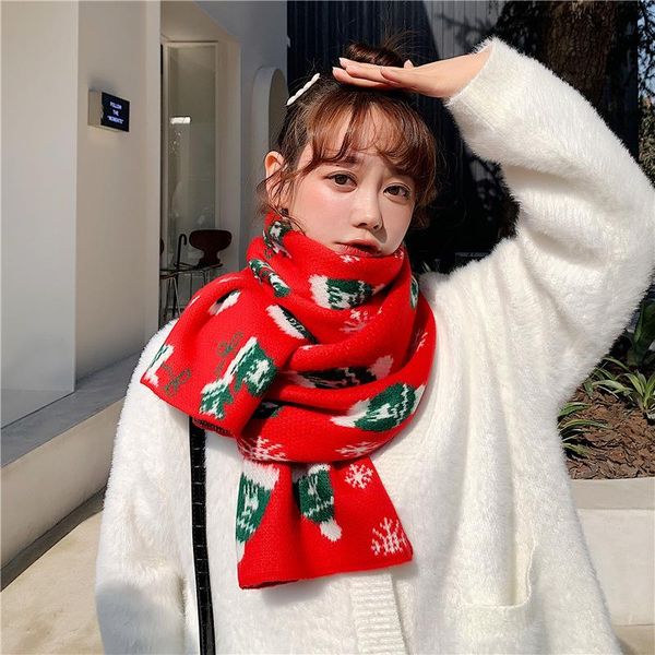 scarves christmas women's winter korean version of all-around students autumn and knitted wool long thickened girl scarf, Blue;gray
scarves christmas women's winter korean version of all-around students autumn and knitted wool long thickened girl scarf, Blue;gray