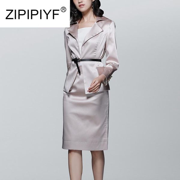 women's two piece pants 2021 streetwear styles autumn fashion design suits with 2 turn down collar stain coat + knee-length skirt suit, White
women's two piece pants 2021 streetwear styles autumn fashion design suits with 2 turn down collar stain coat + knee-length skirt suit, White