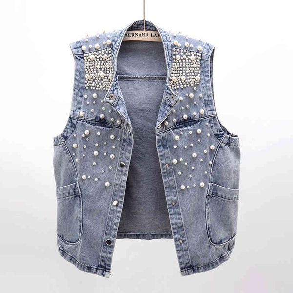 jacket spring korean fashion handwork beading jeans women waistcoat stand collar denim vest loose short sleeveless jacket female, Black;brown
jacket spring korean fashion handwork beading jeans women waistcoat stand collar denim vest loose short sleeveless jacket female, Black;brown
