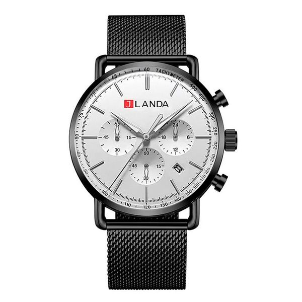 wristwatches jlanda luxury fashion male sport casual clock stainless steel business watch quartz chronograph mens waterproof strap j6571, Slivery;brown
wristwatches jlanda luxury fashion male sport casual clock stainless steel business watch quartz chronograph mens waterproof strap j6571, Slivery;brown