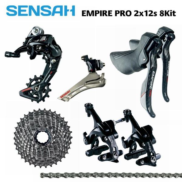 bike derailleurs sensah empire pro 8 kits carbon fiber 2x12 speed 24s road groupset r/l shifter + r/f zrace cassette/chains/brake
bike derailleurs sensah empire pro 8 kits carbon fiber 2x12 speed 24s road groupset r/l shifter + r/f zrace cassette/chains/brake