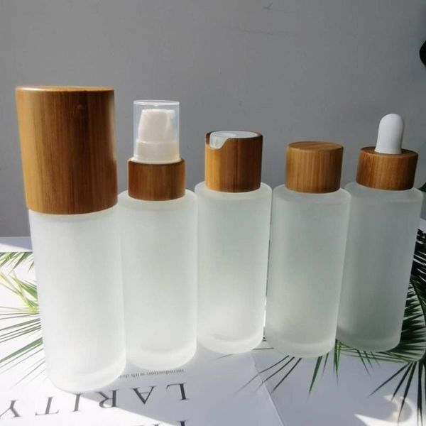 storage bottles & jars glass atomizer perfume bottle 50ml bamboo lid cosmetic packaging container frosted with dropper
storage bottles & jars glass atomizer perfume bottle 50ml bamboo lid cosmetic packaging container frosted with dropper
