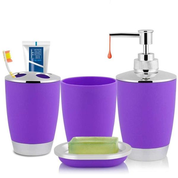 bathroom set 4pcs soap dish dispenser bottle washroom toothbrush holder cup suit home decoration accessories bath accessory
bathroom set 4pcs soap dish dispenser bottle washroom toothbrush holder cup suit home decoration accessories bath accessory