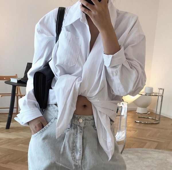 women's blouses & shirts 2021 spring white shirt office lady elegant full sleeve oversize blouse autumn vintage korean bf style loose
women's blouses & shirts 2021 spring white shirt office lady elegant full sleeve oversize blouse autumn vintage korean bf style loose