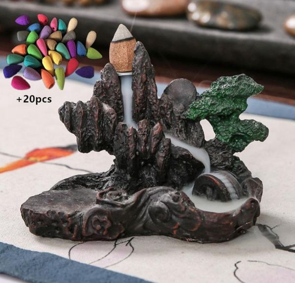 fragrance lamps resin backflow incense burner buddha holder censer for home office teahouse decor+ 20pcs cones
fragrance lamps resin backflow incense burner buddha holder censer for home office teahouse decor+ 20pcs cones