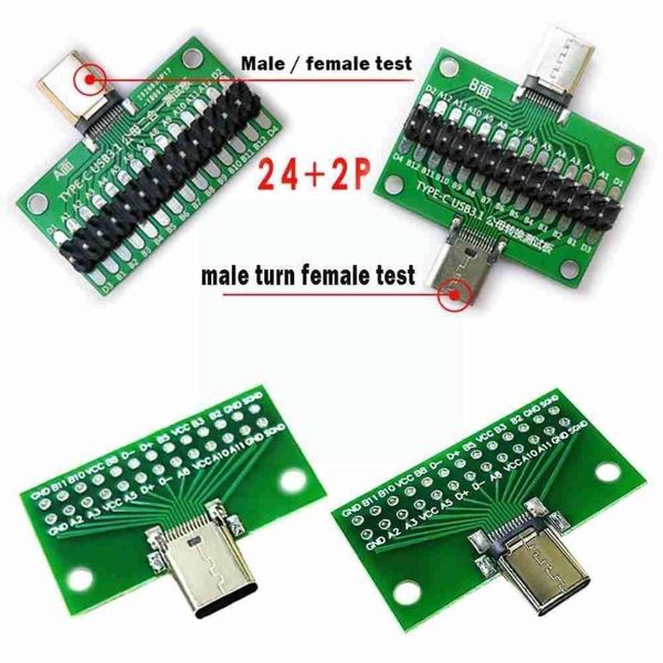 hubs type-c male to female usb 3.1 test pcb board adapter 2.54mm connector for data transfer c line cable 24p wire socket ty v3p5
hubs type-c male to female usb 3.1 test pcb board adapter 2.54mm connector for data transfer c line cable 24p wire socket ty v3p5