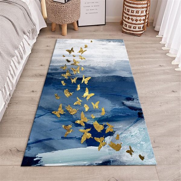 carpets blue landscape abstract painting floor mat with golden butterfly nordic kitchen non-slip entrance home bedroom
carpets blue landscape abstract painting floor mat with golden butterfly nordic kitchen non-slip entrance home bedroom