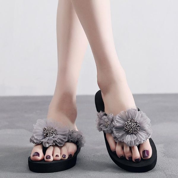 slippers women's ladies women flip- flop slip-on open toe flower wedges color slipper female fashion floral shoes #g3, Black
slippers women's ladies women flip- flop slip-on open toe flower wedges color slipper female fashion floral shoes #g3, Black