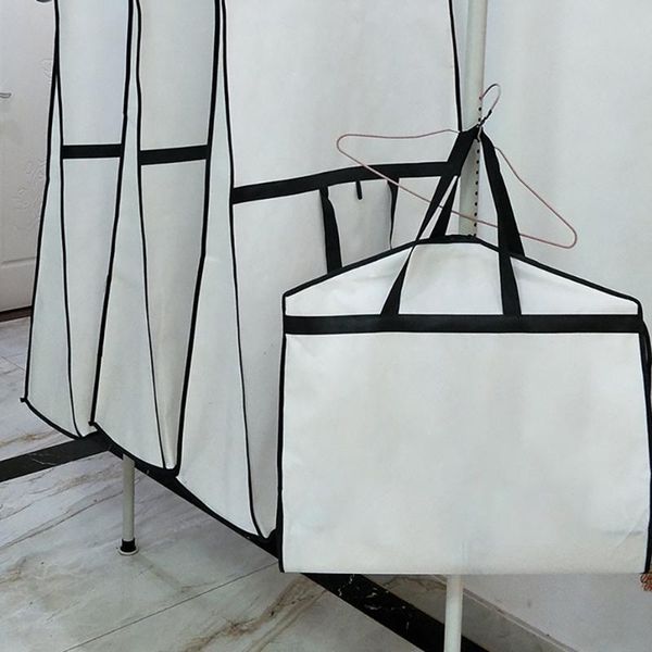 high portable zip clothes storage breathable dust proof bag folding wedding dress cover bags garment non-woven clothing & wardrobe
high portable zip clothes storage breathable dust proof bag folding wedding dress cover bags garment non-woven clothing & wardrobe