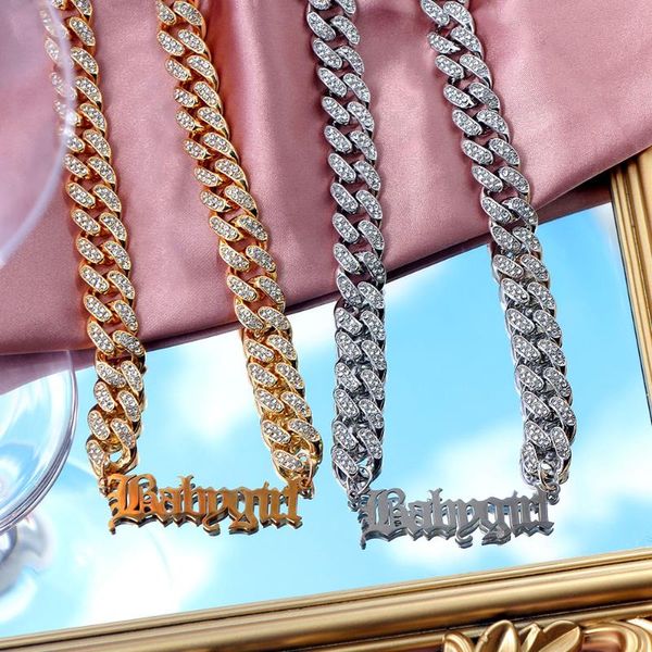 gold silver color babygirl letter pendant necklaces for women bling iced out rhinestone cuban chain necklace collar jewelry gift
gold silver color babygirl letter pendant necklaces for women bling iced out rhinestone cuban chain necklace collar jewelry gift