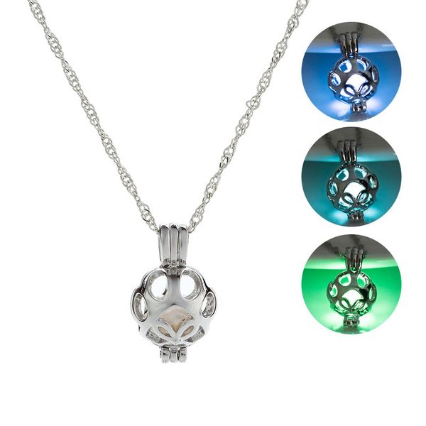 3 color glowing in the dark necklaces luminous hollow pendant necklace fashion delicacy jewelry for men women gifts, Silver
3 color glowing in the dark necklaces luminous hollow pendant necklace fashion delicacy jewelry for men women gifts, Silver