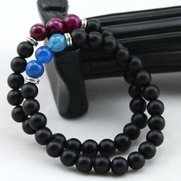 charm bracelets natural stone bracelet 8mm round stripe onyx gem bangles elastic matte beads for women and men, Golden;silver
charm bracelets natural stone bracelet 8mm round stripe onyx gem bangles elastic matte beads for women and men, Golden;silver