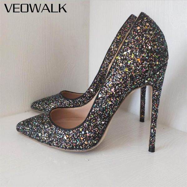dress shoes veowalk black glitter sequined women pointed toe stiletto pumps ladies club party high heel plus size 33-45
dress shoes veowalk black glitter sequined women pointed toe stiletto pumps ladies club party high heel plus size 33-45