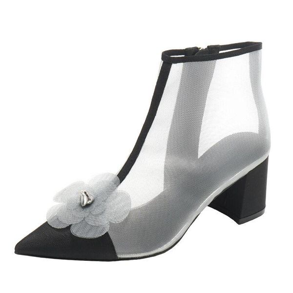 dress shoes flower mesh high heel woman pointed toe designer 2021 fashion sandals women breathable, Black
dress shoes flower mesh high heel woman pointed toe designer 2021 fashion sandals women breathable, Black