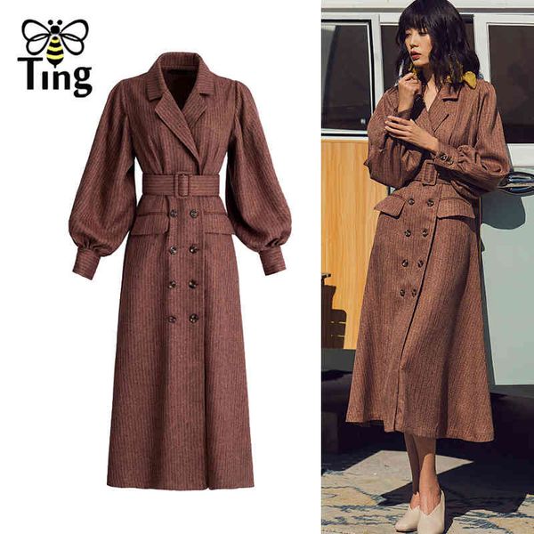 vintage elegant notched collar double breasted midi long dress retro lantern sleeve chic with waistband haut 210513, Black;gray
vintage elegant notched collar double breasted midi long dress retro lantern sleeve chic with waistband haut 210513, Black;gray