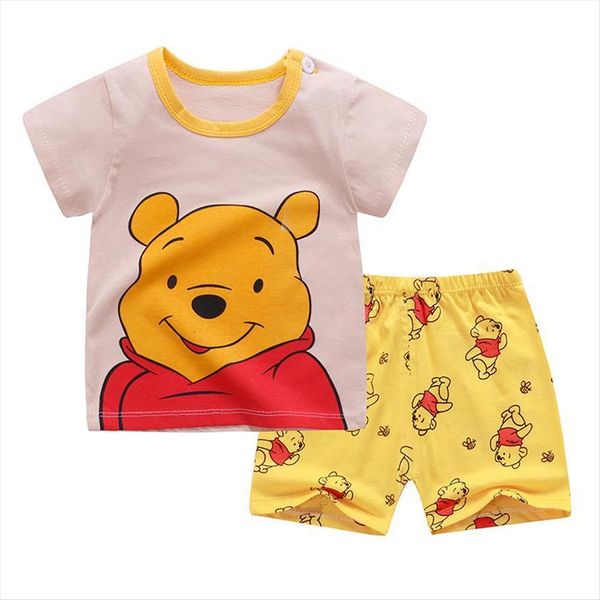 summer baby boys girls cartoon t shirt shorts set clothes kids cute 2pcs children pajamas clothing sets, White
summer baby boys girls cartoon t shirt shorts set clothes kids cute 2pcs children pajamas clothing sets, White