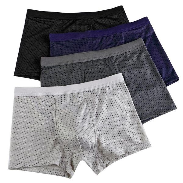 underpants classic retro summer men's underwear hollow mesh comfortable men boxer shorts seamless boxed male breathable 2021, Black;white
underpants classic retro summer men's underwear hollow mesh comfortable men boxer shorts seamless boxed male breathable 2021, Black;white