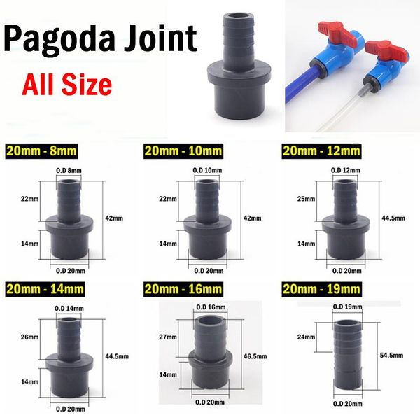 watering equipments o.d 20mm-8/10/12/14/16/19mm hose pagoda connector garden irrigation pipe soft adapter joint aquarium accessories
watering equipments o.d 20mm-8/10/12/14/16/19mm hose pagoda connector garden irrigation pipe soft adapter joint aquarium accessories